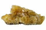 Lustrous Yellow Calcite Crystal Cluster - Fluorescent! #163547-1